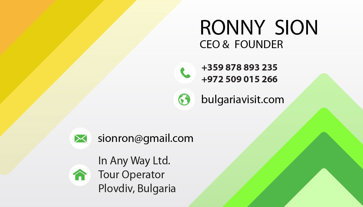 Ronny Cion business card